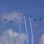 CIELOS DE TLAXCALA SON ESCENARIOS DE PRÁCTICAS ÁEREAS PARA EL DESFILE 16 DE SEPTIEMBRE