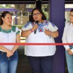 CITLALLI HERNÁNDEZ INAUGURA CENTRO LIBRE PARA LAS MUJERES EN SAN PABLO DEL MONTE