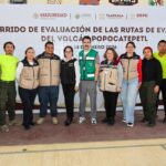 REFUERZAN GOBIERNOS ESTATAL Y FEDERAL REVISIÓN DE RUTAS DE EVACUACIÓN DEL VOLCÁN POPOCATÉPETL