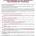 Posicionamiento del gobierno del estado de Tlaxcala