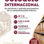 INVITA ARCHIVO GENERAL ESTATAL A PARTICIPAR EN COLOQUIO INTERNACIONAL DE GESTIÓN DOCUMENTAL